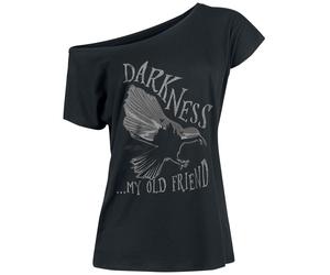 Wednesday Darkness... My Old Friend T-Shirt schwarz in M