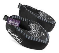 Wednesday Hausschuhe Kinder Mädchen & Teenager, Rutschfeste Winter Plüsch Pantoletten, Addams Geschenke für Mädchen (36/37 EU, Schwarz)
