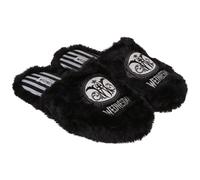 WEDNESDAY RUTSCHFESTE Hausschuhe für Damen, WARME, WEICHE, PELZIGE Schuhe für zu Hause (Wednesday, 38-39, EU Schuhgrößensystem, Erwachsene, Numerisch (von/bis), M, 38, 39)