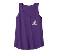 Wednesday Season 2 Nevermore Camp Outcast White Pocket Logo Tank Top