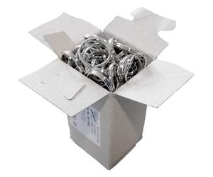 Wedo 100er-Pack Metall-Schlüsselringe 25 mm (Ø)