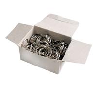Wedo 100er-Pack Metall-Schlüsselringe 30 mm (Ø)