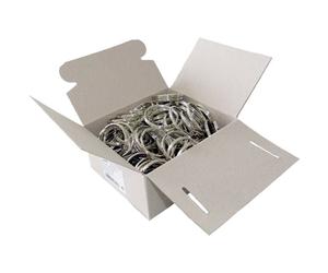 Wedo 100er-Pack Metall-Schlüsselringe 38 mm (Ø)