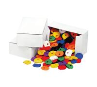 Wedo 100er-Pack Schlüsselkappen, rund mehrfarbig, 2.5x2 cm