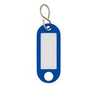 Wedo 10er-Pack Schlüsselanhänger mit S-Haken blau, 52x21 cm