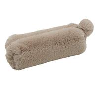 WEDO Schlamper-Etui FLUFFY aus Plüsch hellbraun