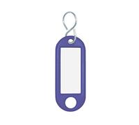 Wedo Schlüsselanhänger Kunststoff/Metall mit S-Haken 52 x 21 x 3 mm Blau