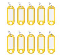 Wedo Schlüsselanhänger mit Ring 18mm VE=10 Stück gelb