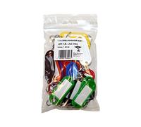 Wedo 2622599 Schlüsselanhänger-Sortiment (S-Haken, im Beutel) 25 Stück, sortierte Farben