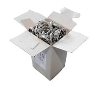 Wedo 2623020 Schlüsselringe Metallringe (20 mm Durchmesser, glanzvernickelt) 100 Stück, silber