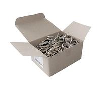 Wedo Schlüsselringe 2623025 25 mm glanzvernickelt Metall silber 100 Stück