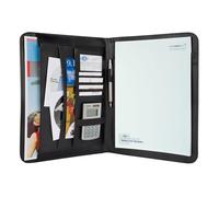 WEDO 58 5401 Schreibmappe Elegance A4 Kunstleder/Nylon schwarz - 58 5401