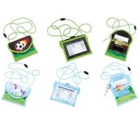 WEDO Brustbeutel "FUSSBALL", 3 Fächer, aus Polyester Maße: (B)140 x (T)7 x (H)108 mm, mit Sicherheitskordel, - 1 Stück (241 3001)