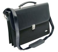 WEDO Elegance Aktentasche mit Schultergurt - Schwarz