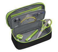 Wedo 24243011 Etui Weiches Federmäppchen Polyester Schwarz, Grün
