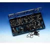 WEDO Metall-Schlüsselring silber 25mm - 2623025