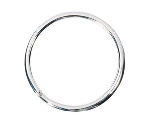 WEDO Metall-Schlüsselringe - 35 mm - 100 Stück - silber
