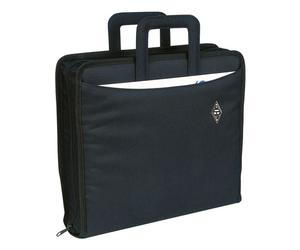 Wedo Ordnertasche aus pflegeleichtem Polyester schwarz, 33.5x35x2.5 cm