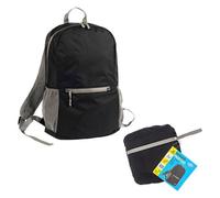 Wedo Rucksack Nylon 582701 schwarz schwarz, 36x44x10 cm
