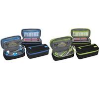 WEDO Schlamper-Etui mit Innenklappe & Stundenplan, blau das Stauwunder, unbestückt, aus Polyester, doppelstöckig, - 1 Stück (242 43010)
