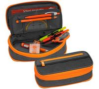 WEDO Schlampermäppchen NEON Stretch neonorange/grau, 23,0 x 12,0 cm St.