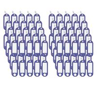 Wedo Schlüsselanhänger aus Kunststoff mit Ring Blau 100 Anhänger - 262 801803