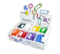 WEDO® Schlüsselanhänger, farblich sortiert, mit Ring (Ø 18 mm), 200 Stk/VE