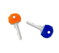 WEDO Schlüsselanhänger, Kunststoff/Metall, mit S-Haken, 52 x 21 x 3 mm, sortiert (200 Stück)