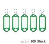 Wedo Schlüsselanhänger grün 52 x 3 x 21 mm 100St.