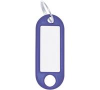 Wedo Schlüsselanhänger aus Kunststoff mit Ring Blau 100 Anhänger - 262 801803