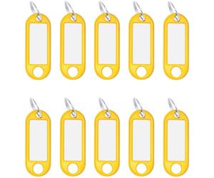 WEDO Schlüsselanhänger mit Ring 18mm VE=50x10 Stück gelb - 262101805