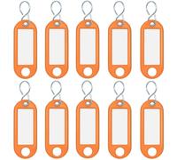 WEDO Schlüsselanhänger mit S-Haken orange VE=50x10 Stück - 262103406