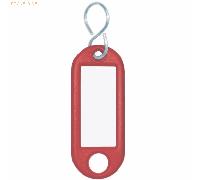 Wedo Schlüsselanhänger mit S-Haken rot VE=100 Stück