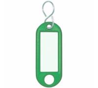 Wedo Schlüsselanhänger mit S-Haken VE=10 Stück grün