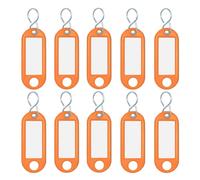 Wedo Schlüsselanhänger mit S-Haken orange VE=10 Stück
