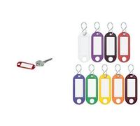 WEDO Schlüsselanhänger, Kunststoff/Metall, mit S-Haken, 52 x 21 x 3 mm, grün