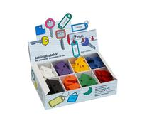 WEDO® Schlüsselkappen, eckig, farblich sortiert, 200 Stk/VE