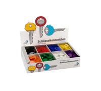 WEDO® Schlüsselkappen, rund, farblich sortiert, 200 Stk/VE