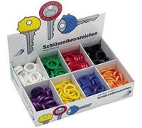WEDO Schlüsselkennring WEDO® 24mm 20,5 x 4,5 x 140 cm (B x H xT) Weichplastik Karton farbig sortiert 200 St./Pack.