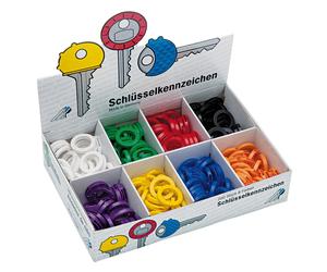 WEDO® Schlüsselkennringe, farblich sortiert, 200 Stk/VE