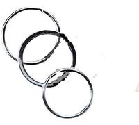 WEDO® Schlüsselring, Metall, Ø: 25 mm (100 Stück), Sie erhalten 1 Packung á 100 Stück