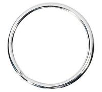 WEDO Schlüsselring silber, 100 St. 1 Pack = 100 St.