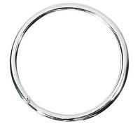 WEDO Schlüsselring silber, 100 St. 1 Pack = 100 St.