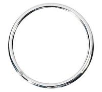 WEDO Schlüsselring silber, 100 St. 1 Pack = 100 St.