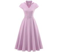 Wedtrend Festliche Kleider für Damen Elegant Ballkleid Vintage 50er Jahre Kleider Cocktailkleid Knielang Abendkleid Kleider Damen WTP30024LilacM