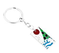 Weeb Keychains Demon Slayer-Schlüsselanhänger, Schlüsselanhänger für wahre Demon Slayer-Fans, Anime-Geschenke mit robustem Metall und lebendigen Farben, Handy-Anhänger, Zubehör, coole