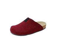 Weeger Bio-Hausschuh-Pantoffel Tweed Bordo Gr. 43