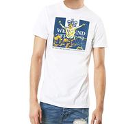 Weekend Offender Leo Gregory T-Shirt mit Grafikdruck Gr. L, Leo Gregory - Weiß
