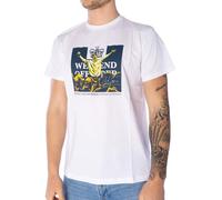 Weekend Offender Leo Gregory T-Shirt mit Grafikdruck Gr. XXL, weiß