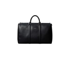 Weekender CALVIN KLEIN "RAISED DUFFLE", Gr. B/H/T: 45,5cm x 27,5cm x 21cm, schwarz, Lederimitat, Taschen Weekender, Unisex Reisetasche, Urlaubstasche mit Logoschriftzug (28262737-0) schwarz